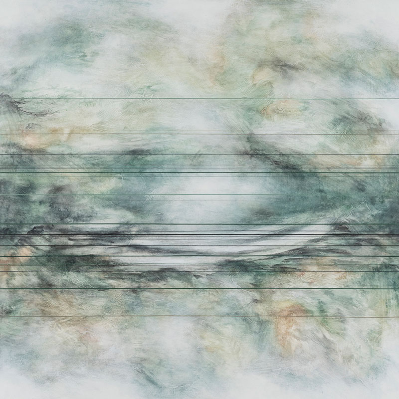 a painting of a landscape