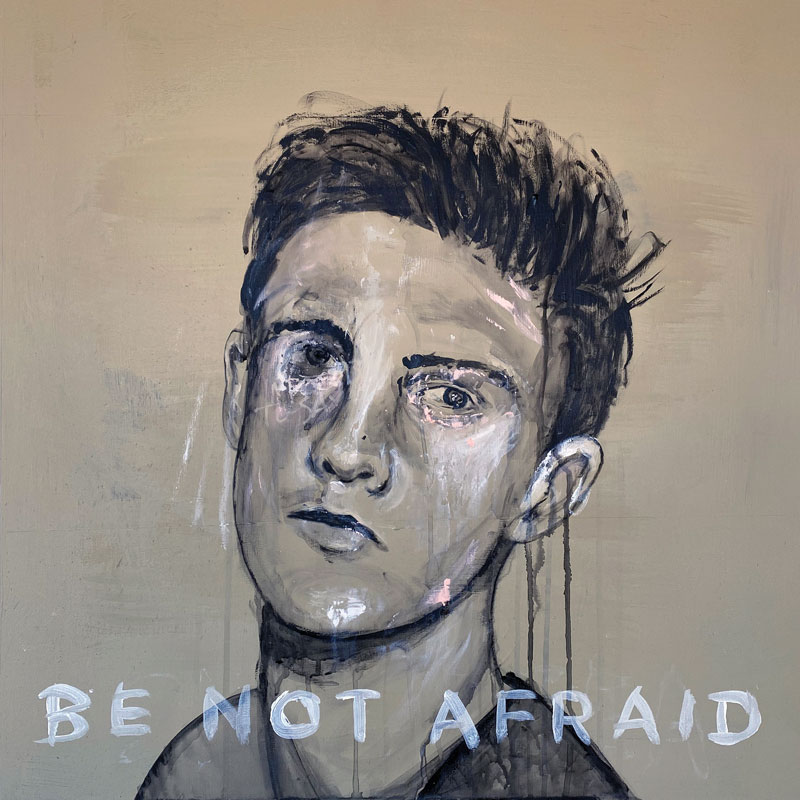 Title: “Be Not Afraid”
Medium: Acrylic on wood
Size: 24 x 24 inches