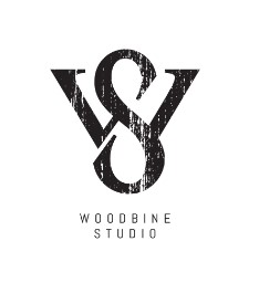 a black and white logo