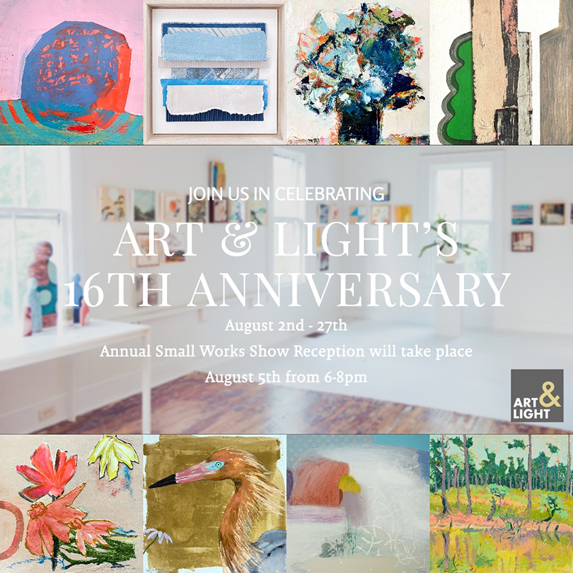 a collage of art and light