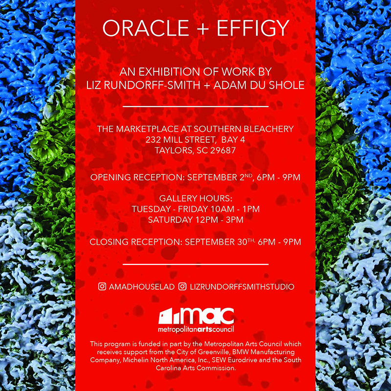 a poster of a red and blue event