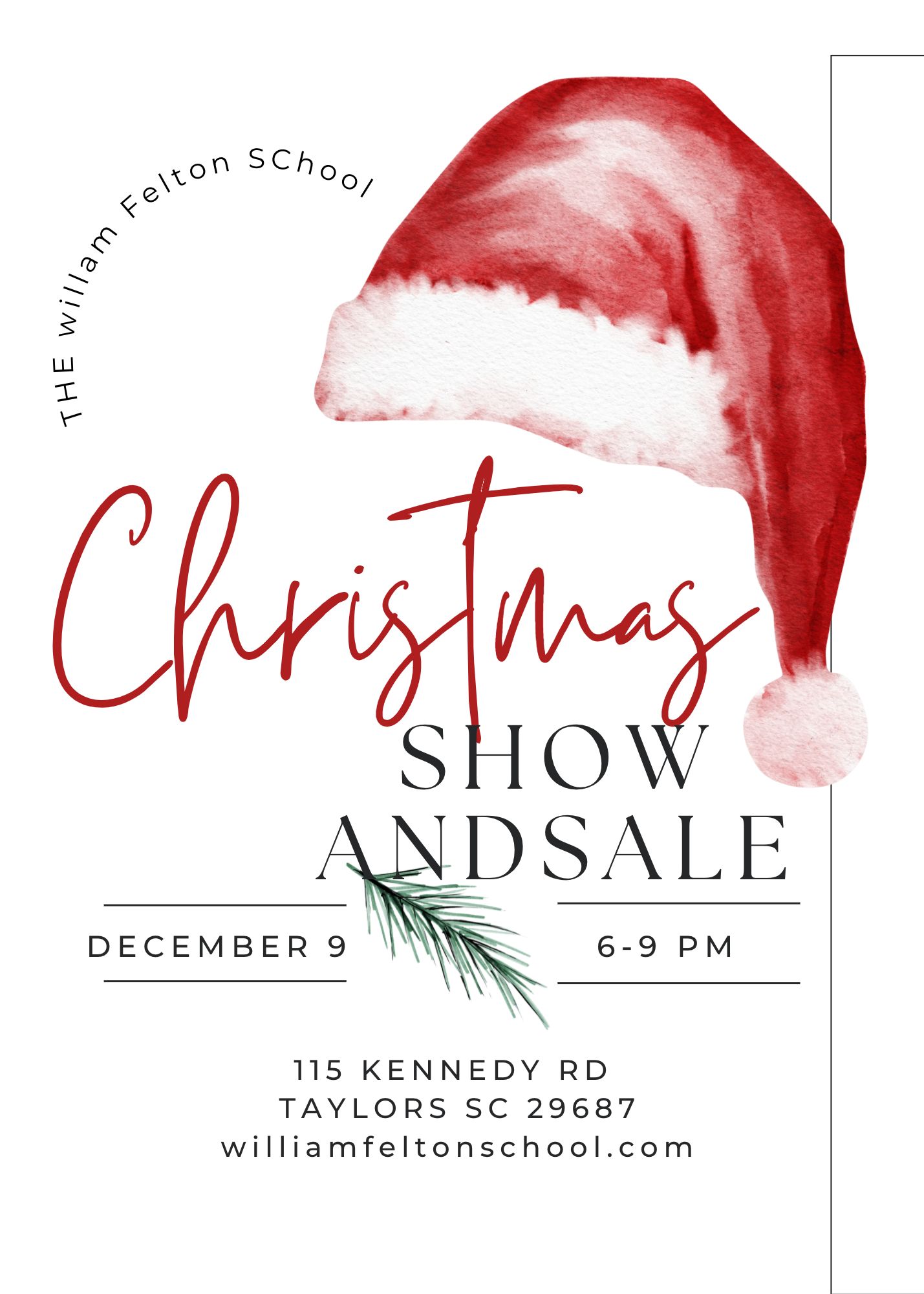 a poster for a christmas show