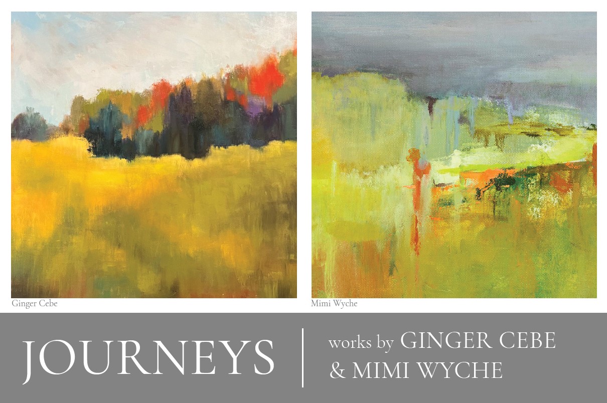 a collage of paintings