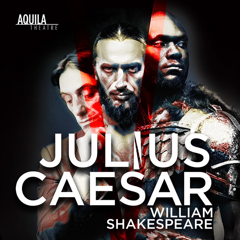 a poster of a play at aquila theatre