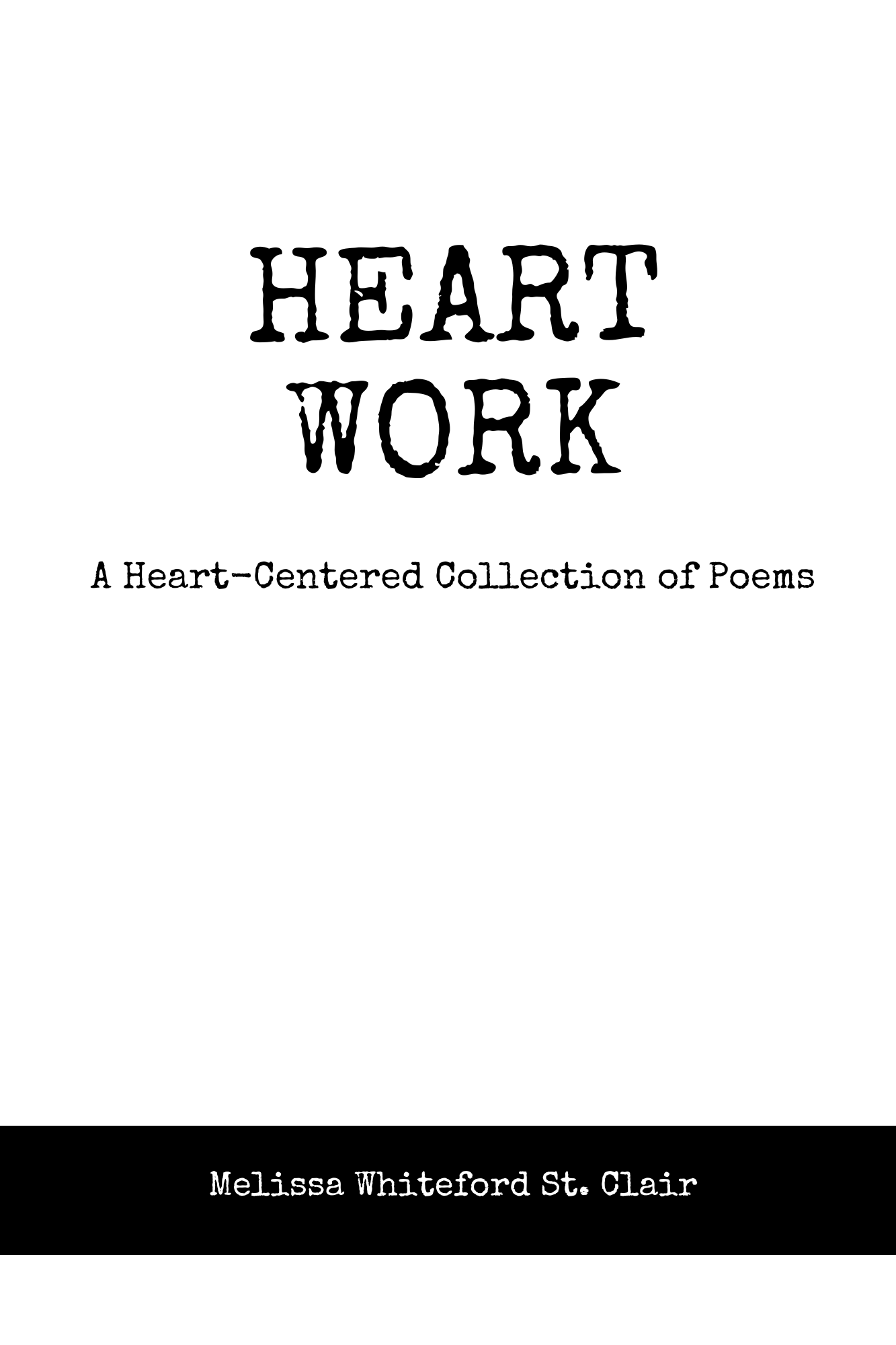 a white cover with black text