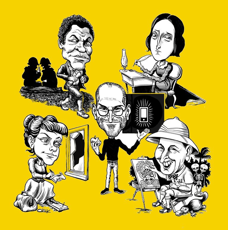 a group of cartoon characters