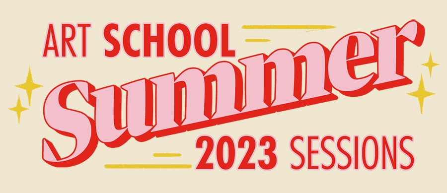 a red and yellow text on a white background