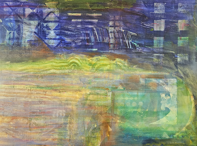 a painting of a landscape