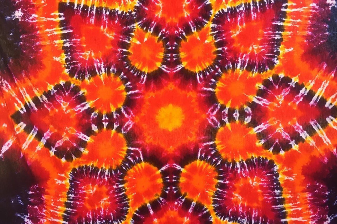 a colorful tie dye pattern