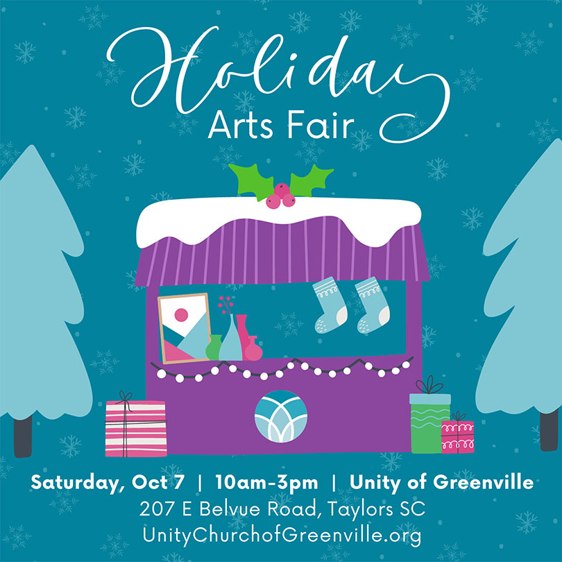a poster for a holiday fair