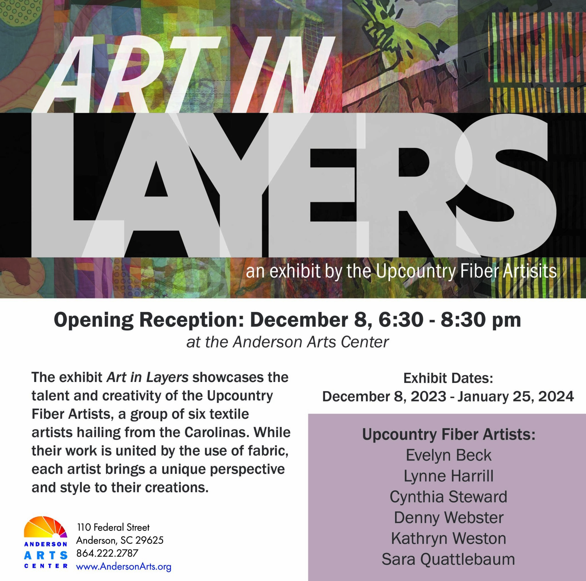 a poster for a art exhibition