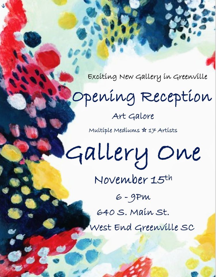 a poster for a gallery