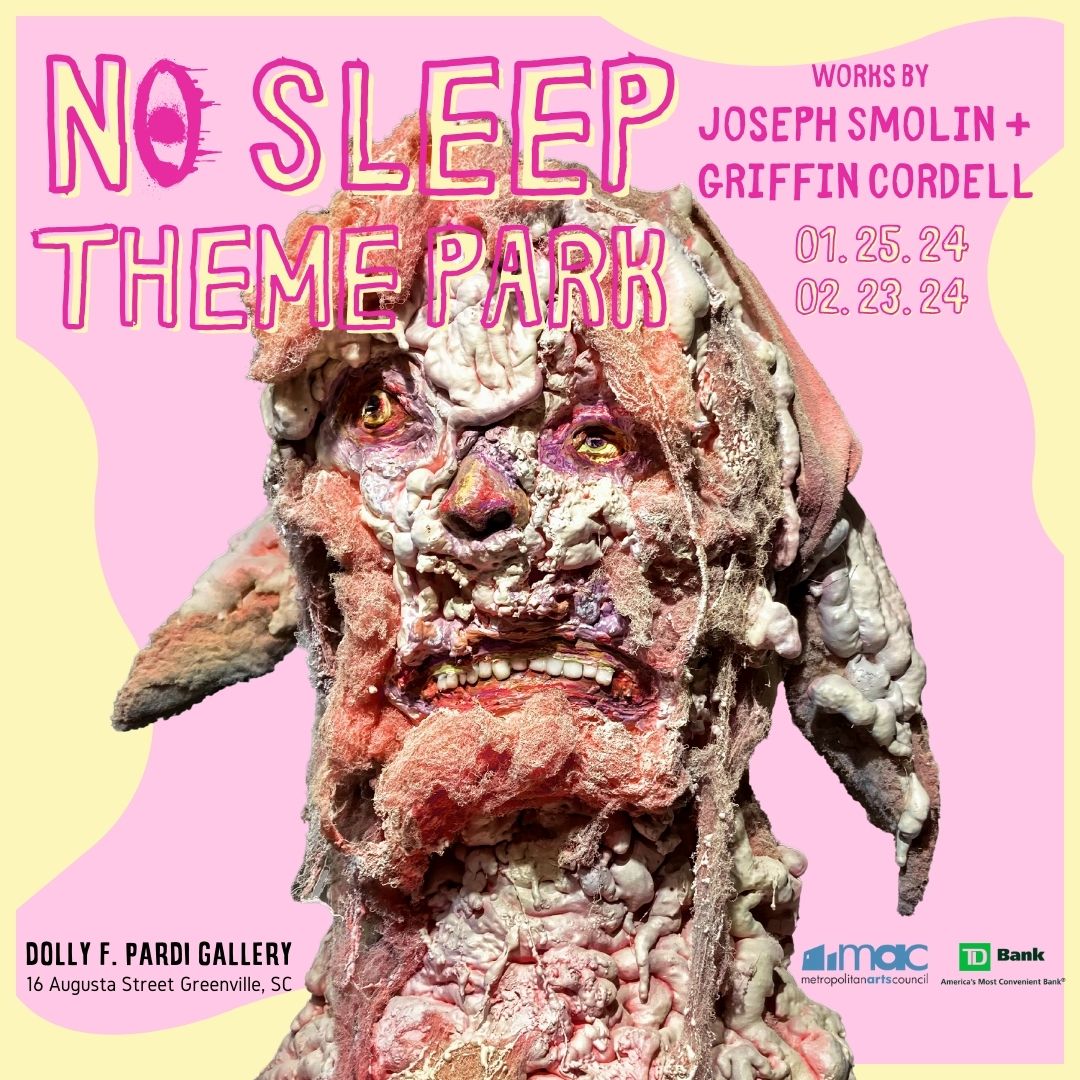a poster of a man with a goat head