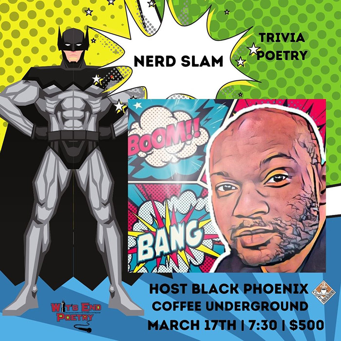 a poster of a superhero