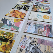 a row of cards on a table
