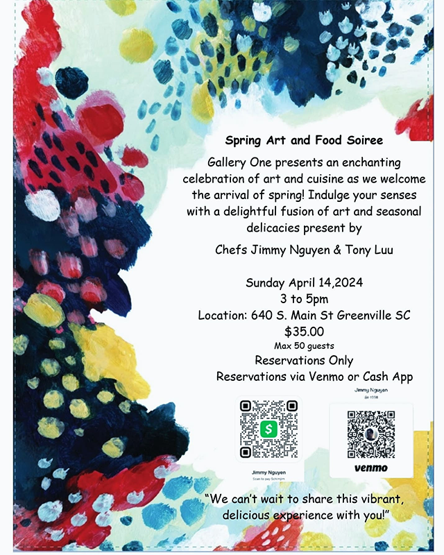 a poster with text and images of colorful spots