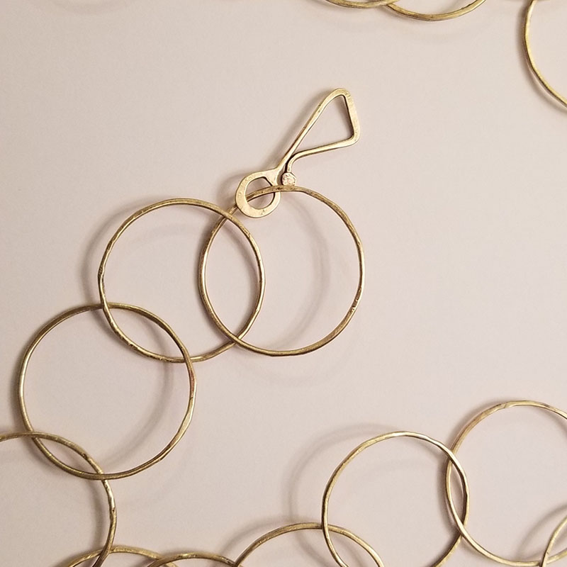 a group of gold rings