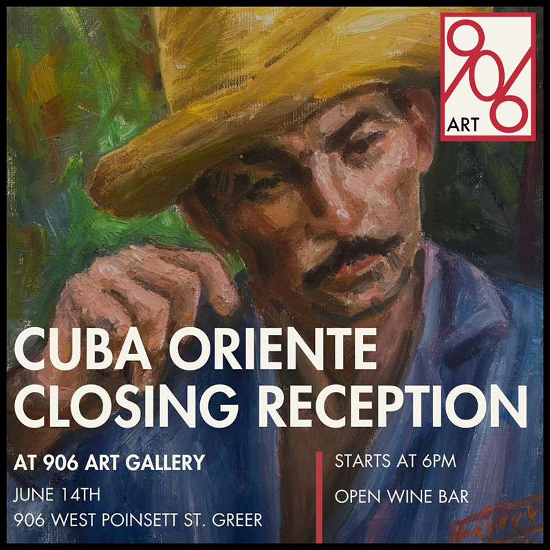 a poster of a man wearing a straw hat