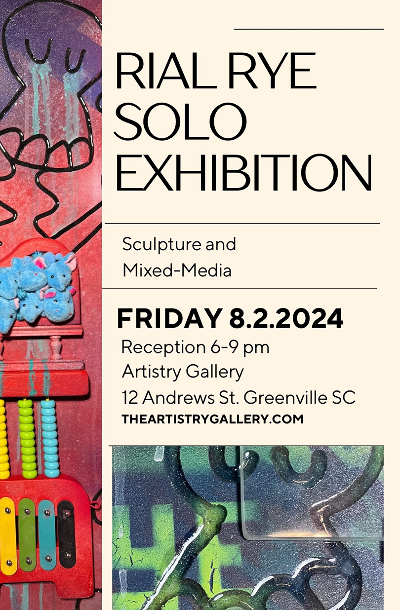 a poster for a art exhibition