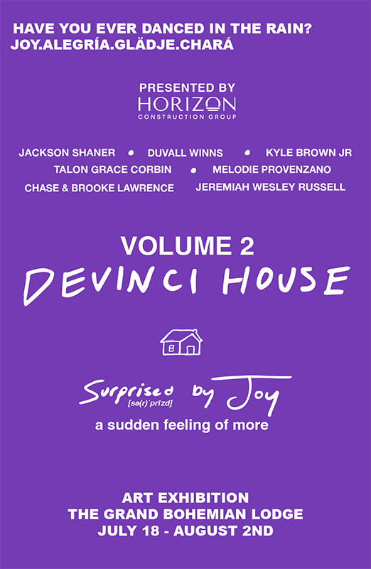a purple cover with white text