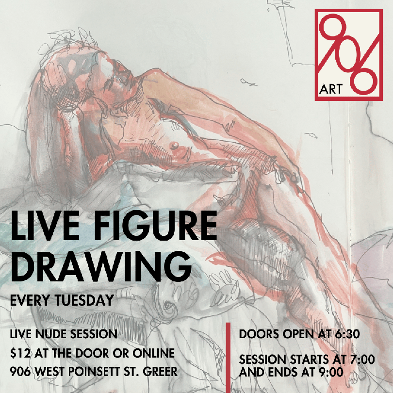 906 Art Live Figure Drawing in Greer