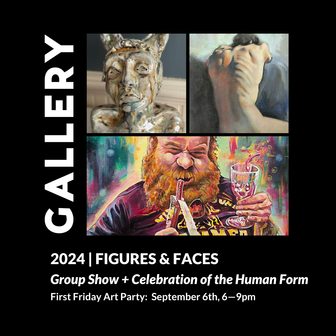 poster for the figures and faces group show