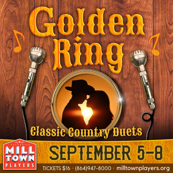 a poster for golden ring country duets