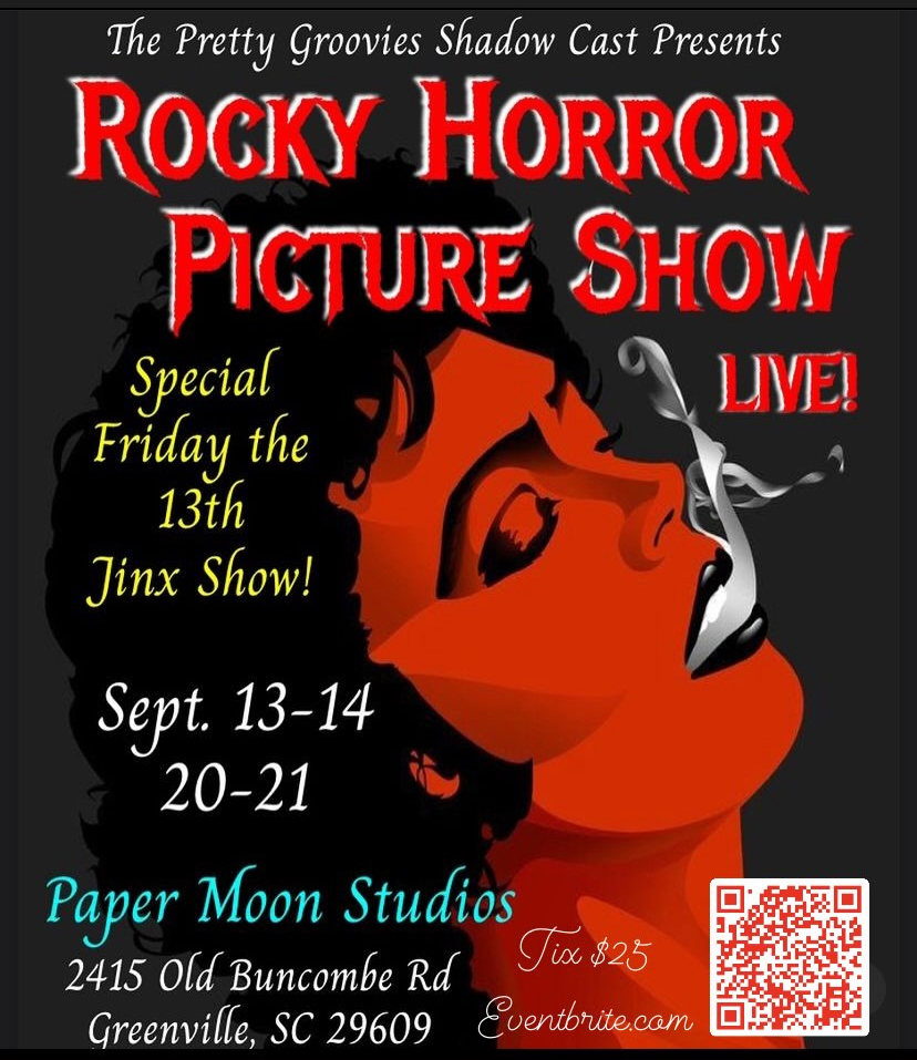 a poster for the rocky horror picture show live