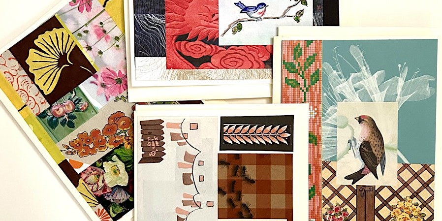 a group of cards with different designs