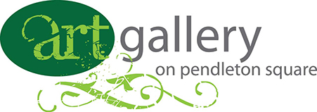 logo of the art gallery on pendleton square