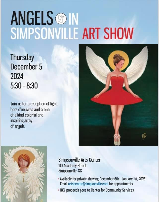 a poster for an art show