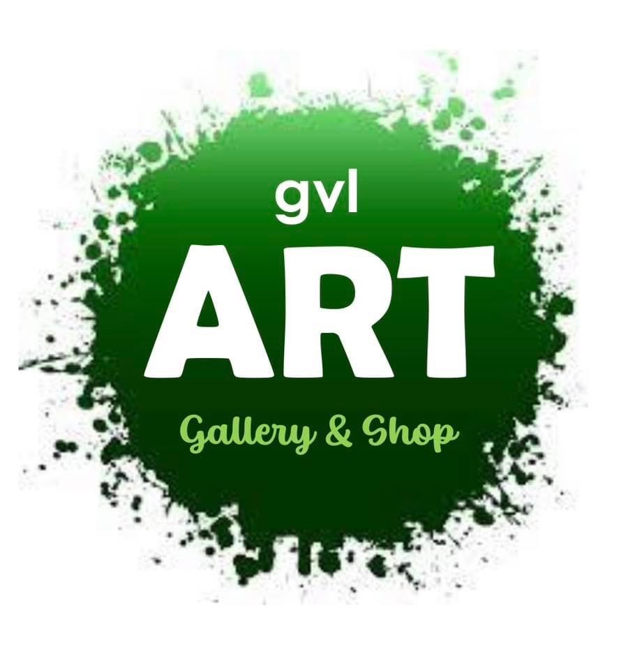 a green blot with white text