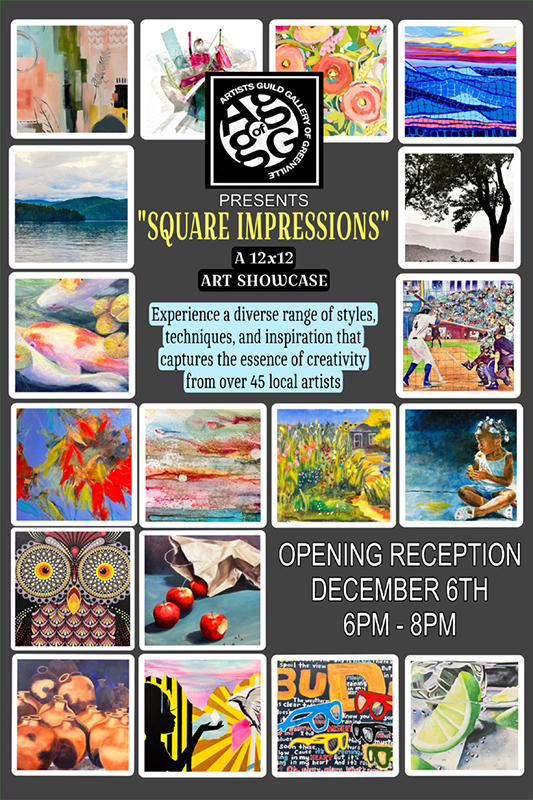a poster for a art show