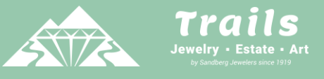 a logo on a green background