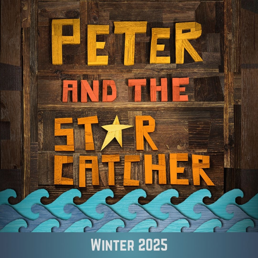 a wooden sign with a star and a wave