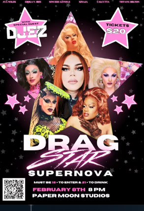 a poster with a group of women