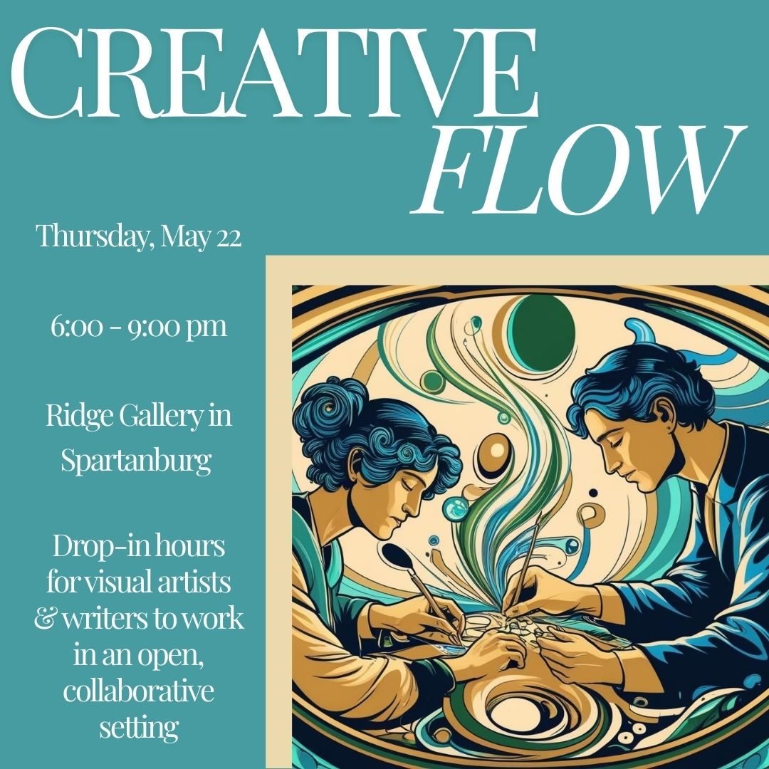 a poster for a creative flow