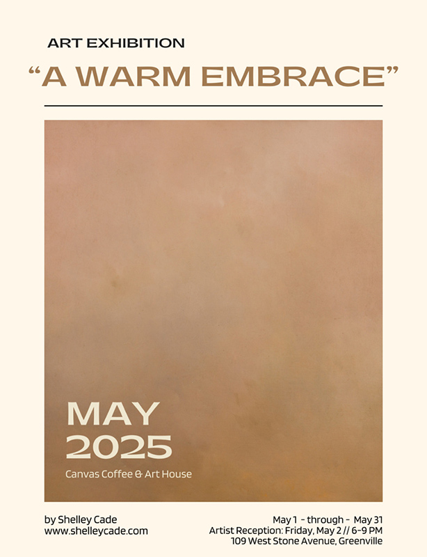 a brown square with white text