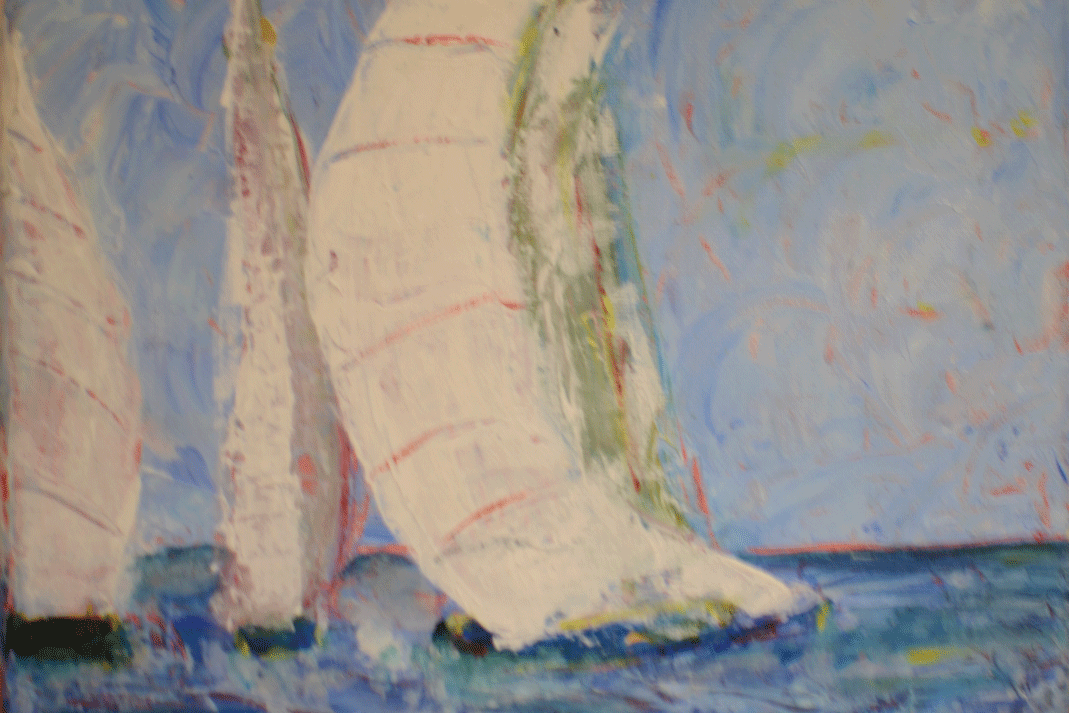 a painting of a sailboat