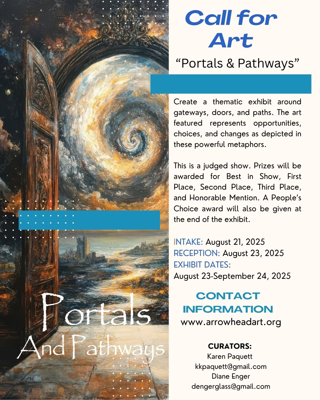 a poster for a art exhibition