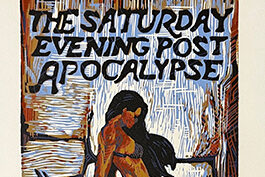 a poster with a horse and text