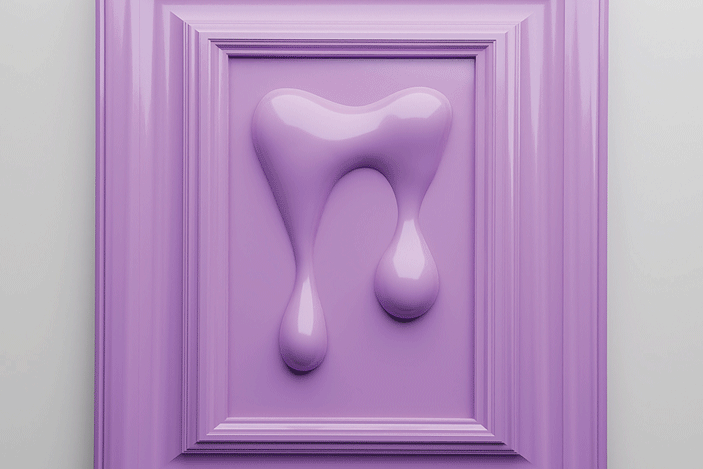 a purple liquid on a purple surface