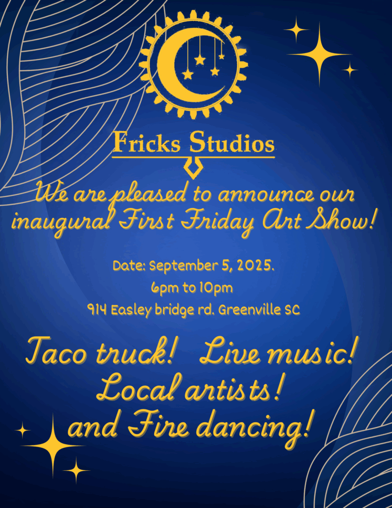a blue and yellow invitation