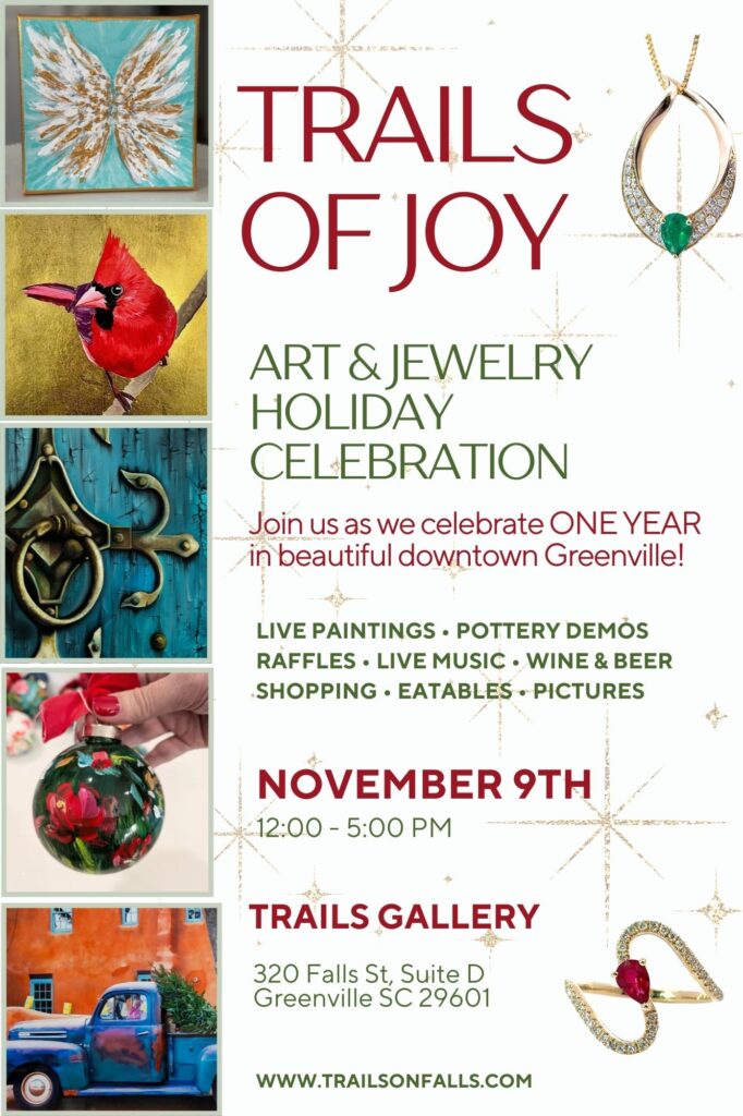 Art and jewelry holiday celebration event