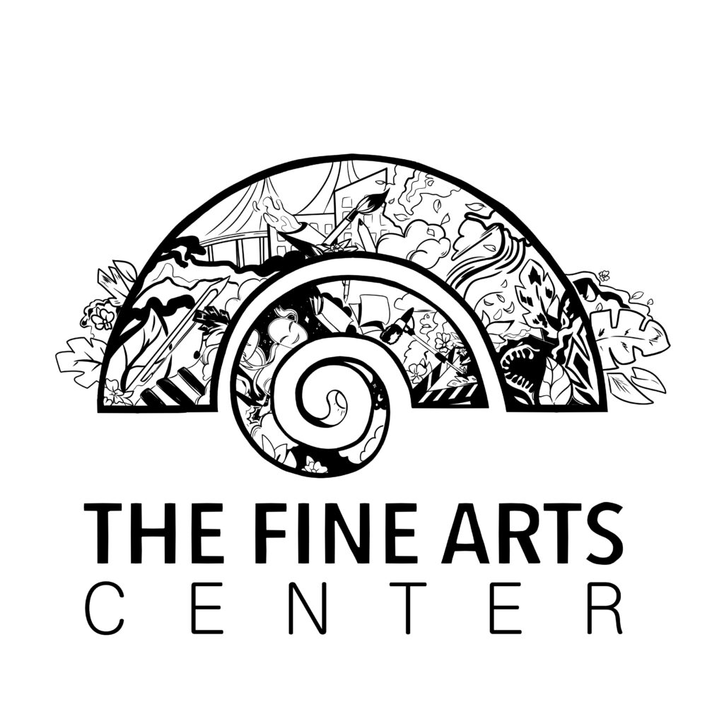 Artistic logo for Fine Arts Center