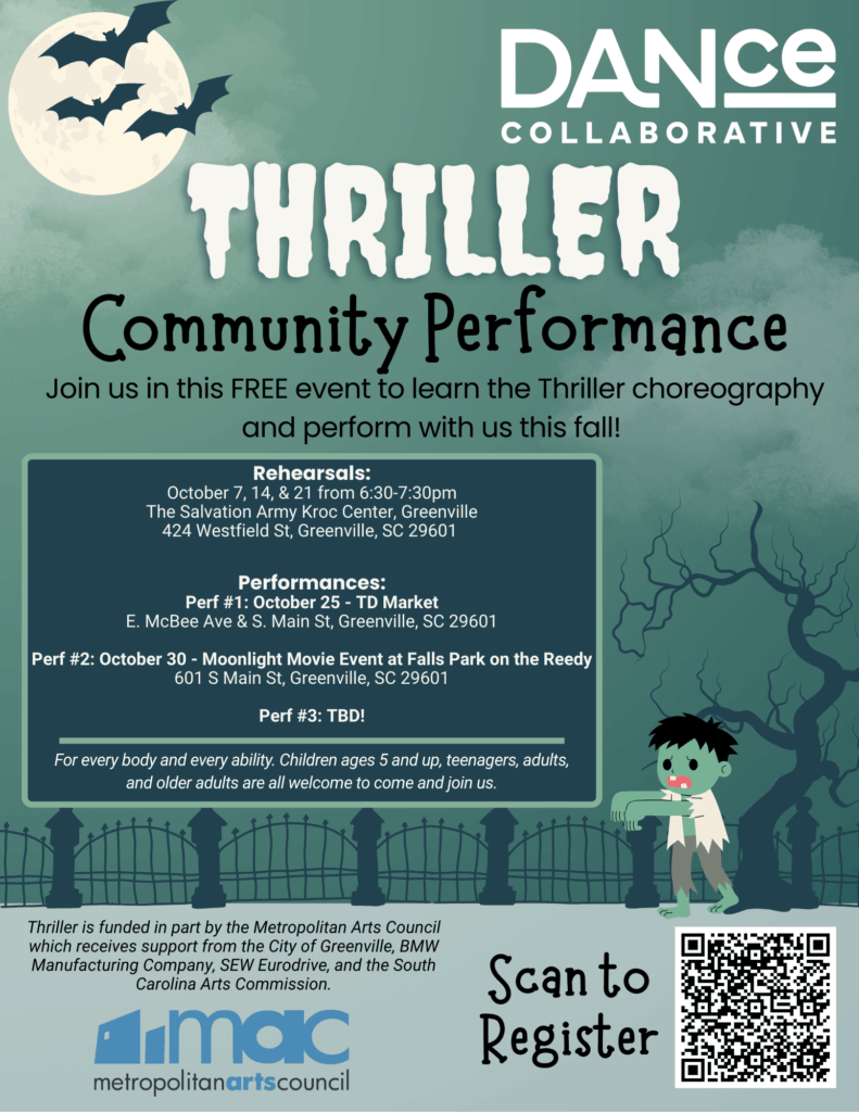 Community dance performance event details