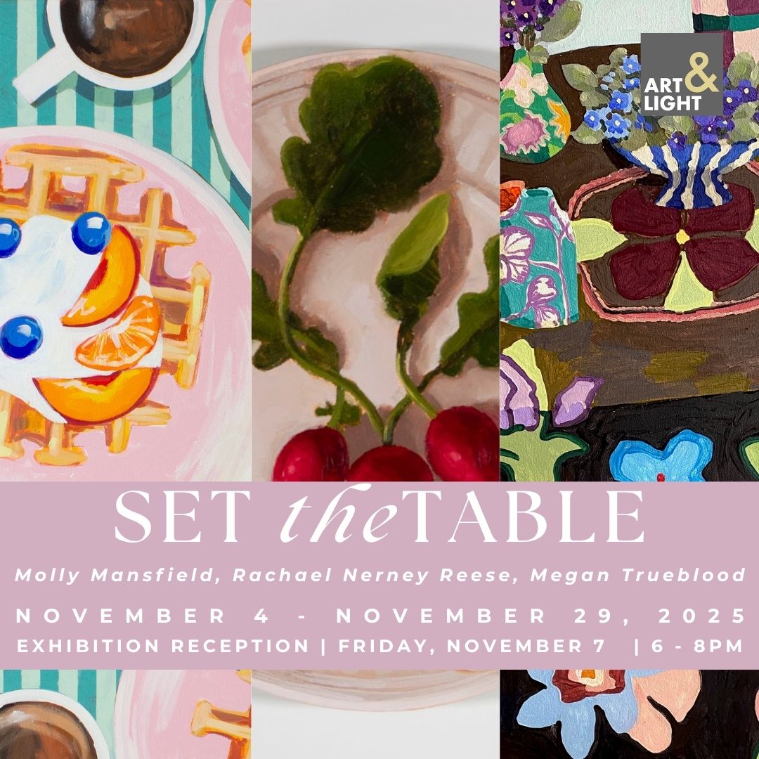 Colorful artwork for exhibition announcement