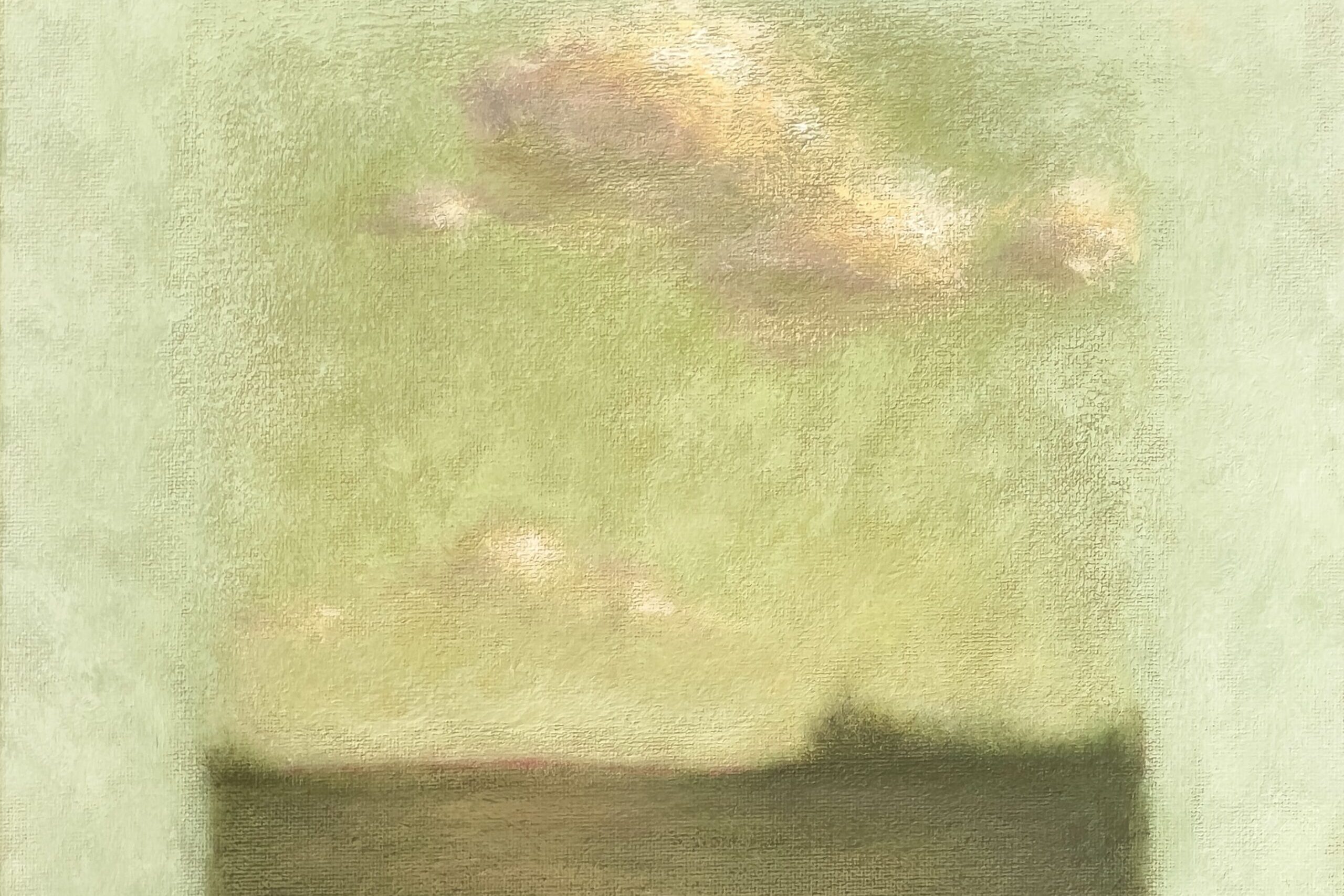 Soft clouds over a muted landscape.