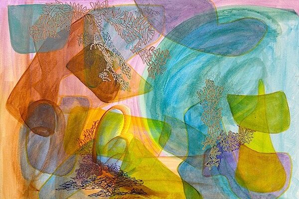 Colorful abstract shapes and patterns