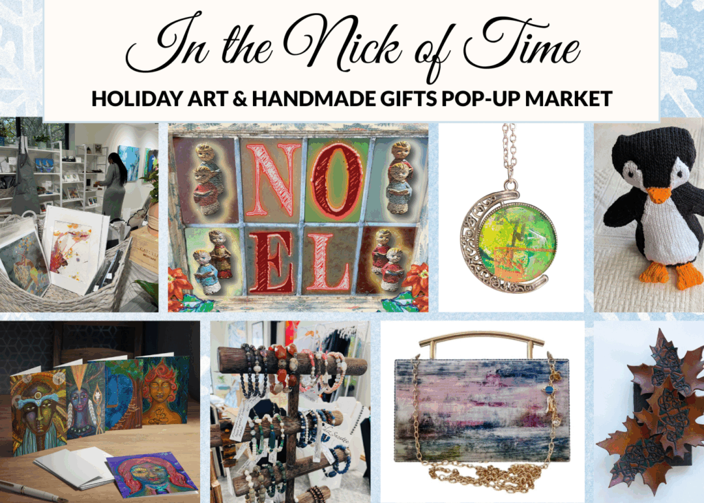 Colorful handmade gifts and decorations